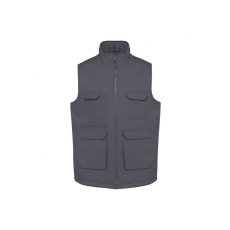 Designed To Work Designed To Work WK607 UNISEX PADDED MULTI-POCKET POLYCOTTON VEST S
