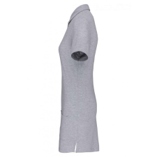 Designed To Work Női galléros póló Designed To Work WK209 Ladies’ Short-Sleeved Longline polo Shirt -M, Oxford Grey/Navy női póló