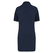 Designed To Work Női galléros póló Designed To Work WK209 Ladies’ Short-Sleeved Longline polo Shirt -XS, Navy/Oxford Grey női póló