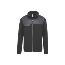 Designed To Work Uniszex kabát Designed To Work WK9105 Fleece Jacket With Removable Sleeves -3XL, Dark Grey női dzseki, kabát