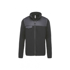 Designed To Work Uniszex kabát Designed To Work WK9105 Fleece Jacket With Removable Sleeves -4XL, Convoy Grey