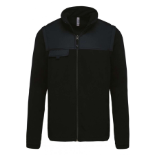 Designed To Work Uniszex kabát Designed To Work WK9105 Fleece Jacket With Removable Sleeves -L, Black női dzseki, kabát