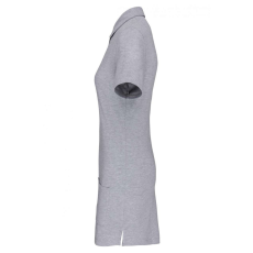 Designed To Work WK209 Női rövid ujjú hosszított piké póló Designed To Work, Oxford Grey/Navy-2XL