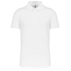Designed To Work WK225 rövid ujjú galléros piké férfi póló Designed To Work, White-M