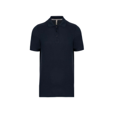 Designed To Work WK274 férfi galléros póló rövid ujjakkal, oldalsó slicceléssel Designed To Work, Navy-3XL