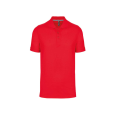 Designed To Work WK274 férfi galléros póló rövid ujjakkal, oldalsó slicceléssel Designed To Work, Red-3XL