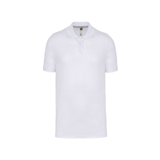 Designed To Work WK274 férfi galléros póló rövid ujjakkal, oldalsó slicceléssel Designed To Work, White-4XL