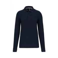 Designed To Work WK276 hosszú ujjú galléros férfi piké póló Designed To Work, Navy-3XL