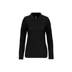  Designed To Work WK277 LADIES&- 039; LONG-SLEEVED POLO SHIRT XL
