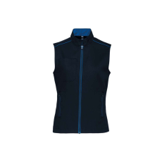 Designed To Work WK6149 Női mellény három zsebbel és kontrasztos díszítésekkel Designed To Work, Navy/Light Royal Blue-3XL