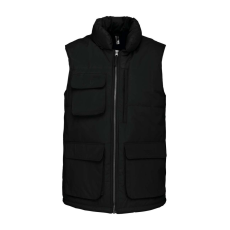 Designed To Work WK615 vízálló bélelt unisex mellény Designed To Work, Black-M