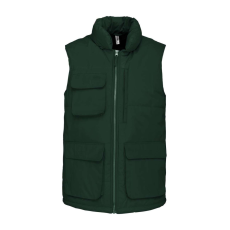 Designed To Work WK615 vízálló bélelt unisex mellény Designed To Work, Forest Green-L