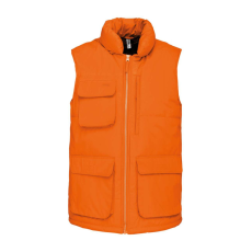 Designed To Work WK615 vízálló bélelt unisex mellény Designed To Work, Orange-2XL