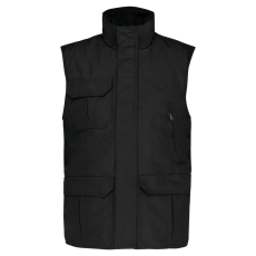 Designed To Work WK630 unisex bélelt mellény PVC bevonattal Designed To Work, Black-L