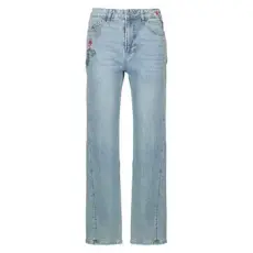 Desigual Egyenes szárú farmerek FLORA Kék DE 42