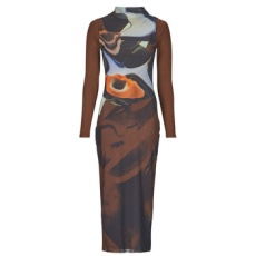 Desigual Hosszú ruhák VEST LINCOLN Fekete EU XL