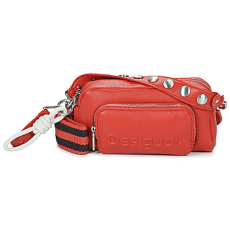 Desigual Kézitáskák BAG HALF LOGO FW24 PRADES NO CONT Piros Egy méret