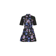 Desigual Rövid ruhák VEST_SINA Fekete EU XS női ruha