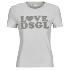 Desigual Rövid ujjú pólók LOVE DSGL Fehér EU L