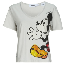 Desigual Rövid ujjú pólók MICKEY JOKER Fehér EU S női póló