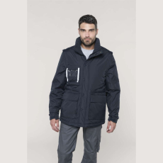  DETACHABLE-SLEEVED WORKWEAR PARKA