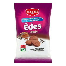 Detki Keksz DETKI Édes hozzáadott cukor nélkül édesítőszerekkel kakaós 180g reform élelmiszer