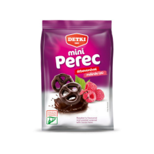 Detki Keksz Kft Detki 160g Mini Perec Málnás ízű étbevonóval csokoládé és édesség