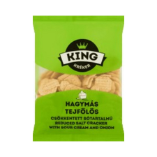 Detki King Kréker hagyma-tejföl - 100g előétel és snack