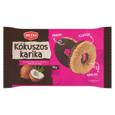 Detki kókuszos karika 150g ét csokoládé és édesség