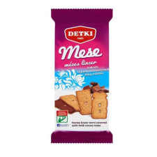 Detki Mese mézes linzer tejbevonóval félig mártva - 200g csokoládé és édesség