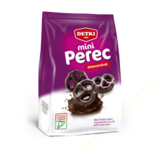 Detki Mini Perec kakaós ét mártva 160g csokoládé és édesség