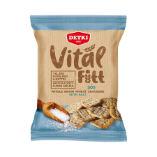 Detki vitál fitt teljeskiőrlésű kréker sós 100 g előétel és snack
