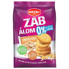 Detki Zab-álom, Zabpelyhes omlós keksz, hozzáadott cukor nélkül, 150g csokoládé és édesség