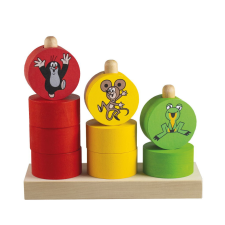 Detoa fa torony Kisvakond színek készségfejlesztő