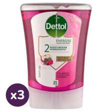 Dettol folyékony szappan utántöltő, Wildberry (3x250 ml) tisztító- és takarítószer, higiénia