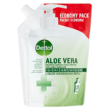 Dettol pumpás folyékony szappan utántöltő, Aloe Vera (500 ml) tisztító- és takarítószer, higiénia