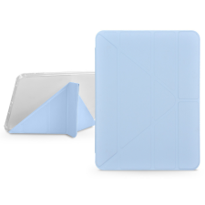 Devia Apple iPad 10.9 (2022) tablet tok (Smart Case) on/off funkcióval, Apple Pencil tartóval - Devia Gremlin Series Case With Pencil Slot - kék tablet tok