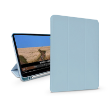 Devia Apple iPad Air 4 (2020)/iPad Air 5 (2022) 10.9/iPad Pro 11 (2022) tablet tok    (Smart Case) on/off funkcióval, Apple Pencil tartóval, mágneses töltővel - DeviaLeather Case With Pencil Slot - kék (ST378874) tablet tok