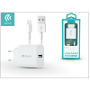 Devia Apple iPhone 5/5S/5C/SE/6S/6S Plus USB hálózati töltő adapter + lightning adatkábel 1,2 m-es vezetékkel - 5V/2,1A - Devia Smart Fast Charger Suit - white
