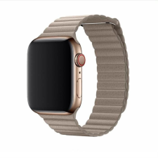 Devia Apple iWatch Devia Elegant Leather Loop 42/44mm óraszíj - Bézs okosóra kellék
