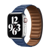 Devia Apple iWatch Devia Elegant Leather Two-Tone 42/42/45mm óraszíj - Sötétkék