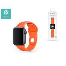 Devia Apple Watch lyukacsos sport szíj - Devia Deluxe Series Sport Band - 42/44 mm - orange óraszíj