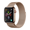 Devia Apple Watch Series 5 40mm elegant pótszíj (egyedi méret, fém, milánói szíj, mágneses zár) arany