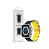 Devia Apple Watch szilikon sport szíj - Deluxe Series Sport6 Silicone Two-tone Watch Band - 42/44/45/49 mm - black/yellow