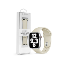 Devia Apple Watch szilikon sport szíj - Devia Silicone Deluxe Series Sport Watch Band - 42/44/45/49 mm - antique white okosóra kellék