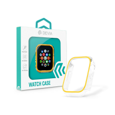 Devia Apple Watch szilikon védőtok - Devia Luminous Series Shockproof Case For iWatch - 41 mm - golden okosóra kellék