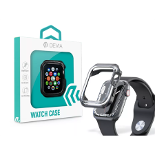 Devia apple watch ütésálló védőtok - sport series shockproof case for iwatch - 41 mm - black st366819 okosóra kellék
