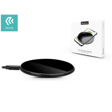 Devia Devia Qi univerzális vezeték nélküli töltő állomás - 5V/1A - Devia Aurora V2 Wireless Charger - black - Qi szabványos mobiltelefon kellék