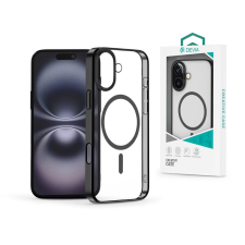 Devia Glimmer Magnetic Series tok iPhone 16 Plus fekete tok és táska