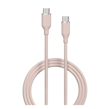Devia jelly adatkábel (type-c - type-c, 60w, gyorstöltő, 120cm) rózsaszín ec632_p kábel és adapter